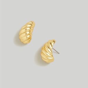 Madewell, gold earrings, new with tags